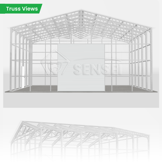 3D Interior Truss Views